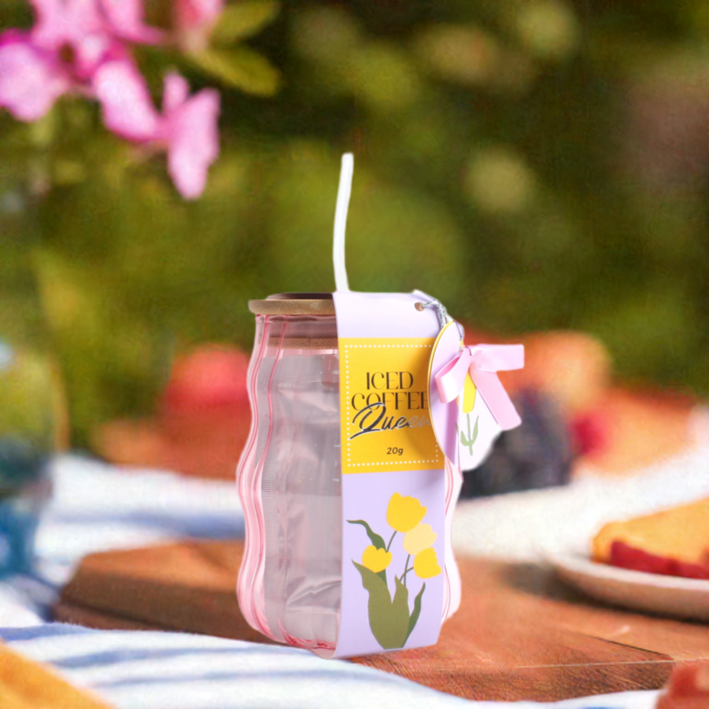 Wavy Iced Coffee Glass - DSL