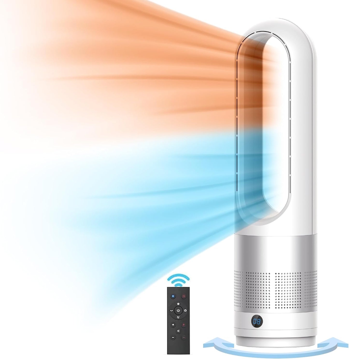 iN Heating & Cooling Bladeless Fan with Remote - DSL
