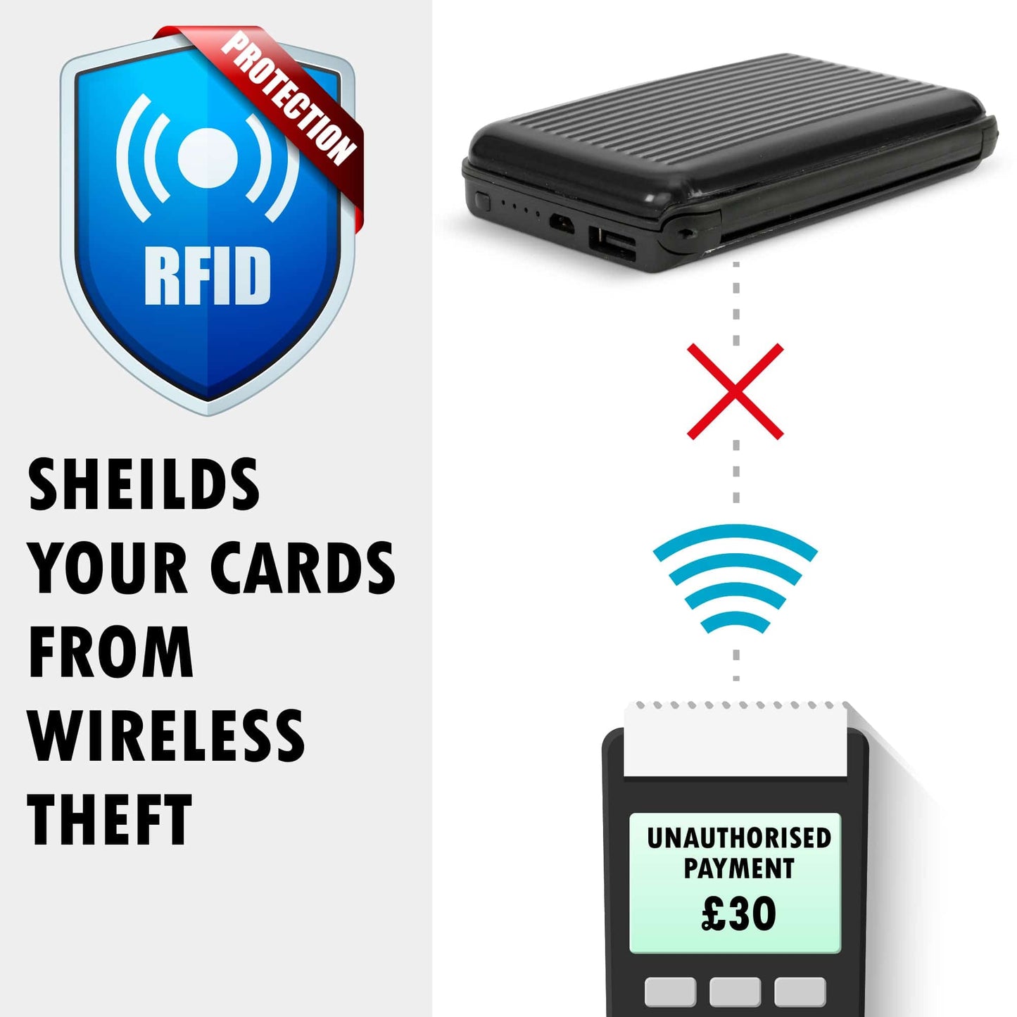 2-in-1 Card Holder & Power Bank - DSL