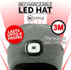 Rechargeable LED Light Thinsulate Beanie Hat (Unisex) (Grey) - iN Style - DSL