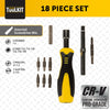 Screwdriver Ratchet Set 18-in-1 - TuulKit - DSL