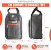 Underseat Cabin Bag | Lightweight Travel Holdall on Wheels - Ryanair EasyJet Approved - DSL