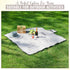 iN Premium Picnic Blanket Waterproof Backing - Waterproof Picnic Mat with Carrying Handle - Sand proof - Machine Washable -Generous Size 132cm x132cm