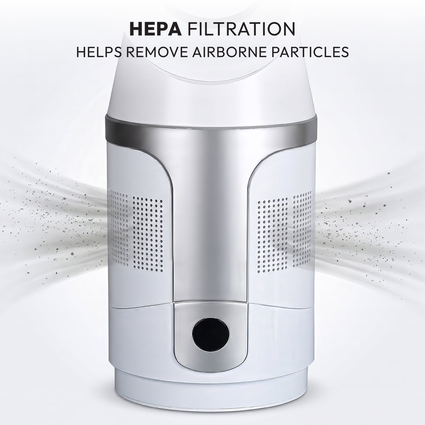 iN Bladeless Fan Cooler & Heater 3-in-1 with HEPA Air Purifier – 8 Speed with Remote Control | Hot & Cool Tower Fan | Allergen-Free Air