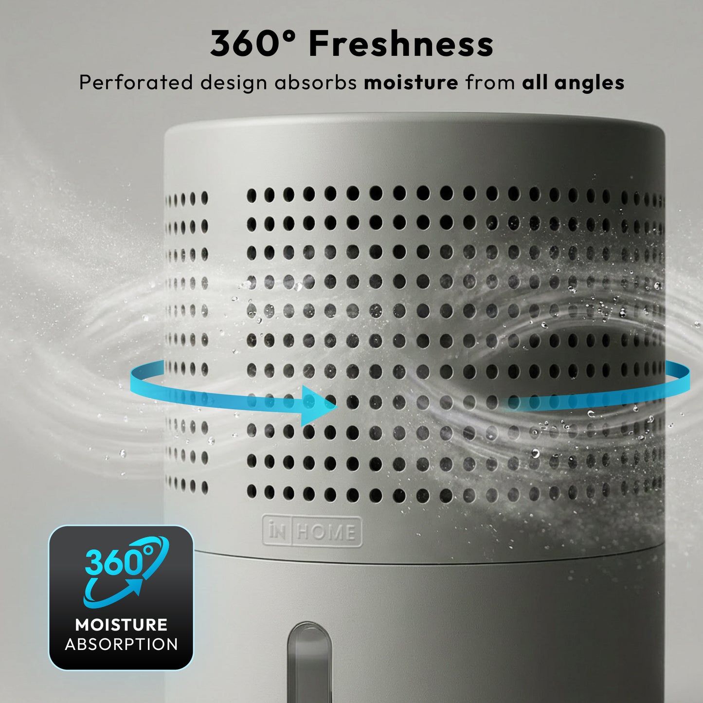 iN Dehumidifier with 2×300g Refillable Absorb Bags | UK Safety Compliant | Zero Energy Consumption Moisture Absorber - DSL