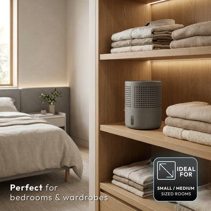 iN Dehumidifier with 2×300g Refillable Absorb Bags | UK Safety Compliant | Zero Energy Consumption Moisture Absorber - DSL