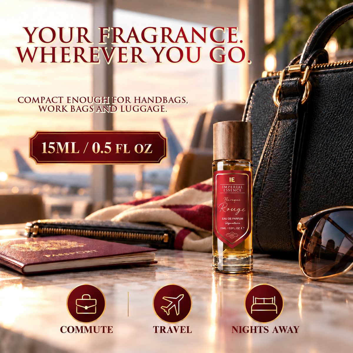 Travel Perfume 15ml – Unisex Long Lasting Eau de Parfum Signature Perfume for Men & Women - DSL