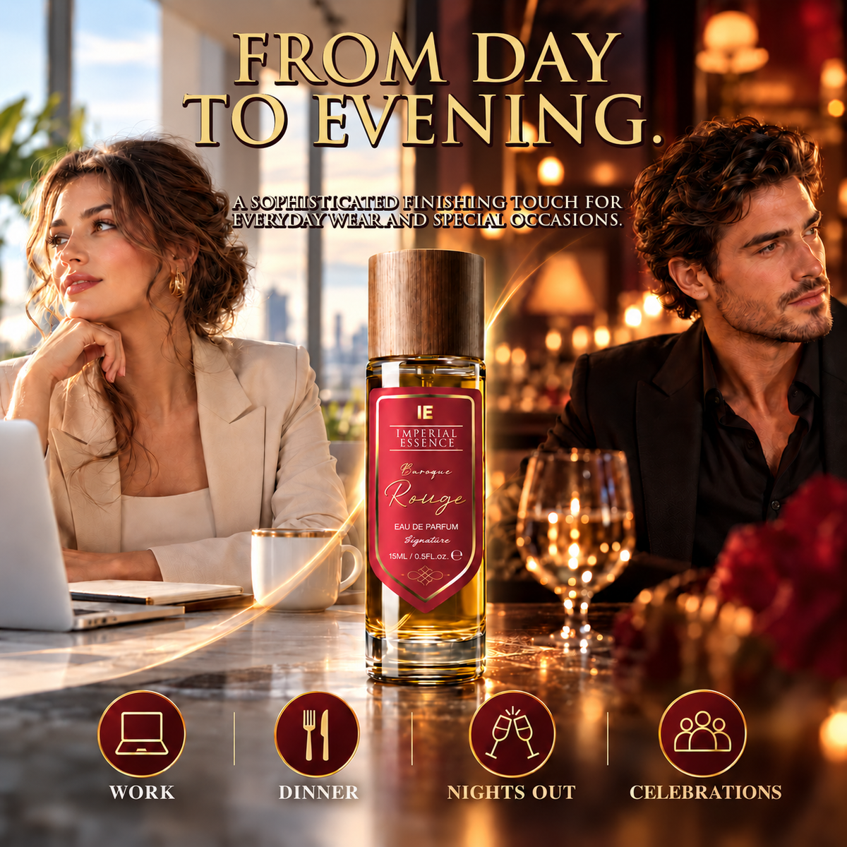 Travel Perfume 15ml – Unisex Long Lasting Eau de Parfum Signature Perfume for Men & Women - DSL