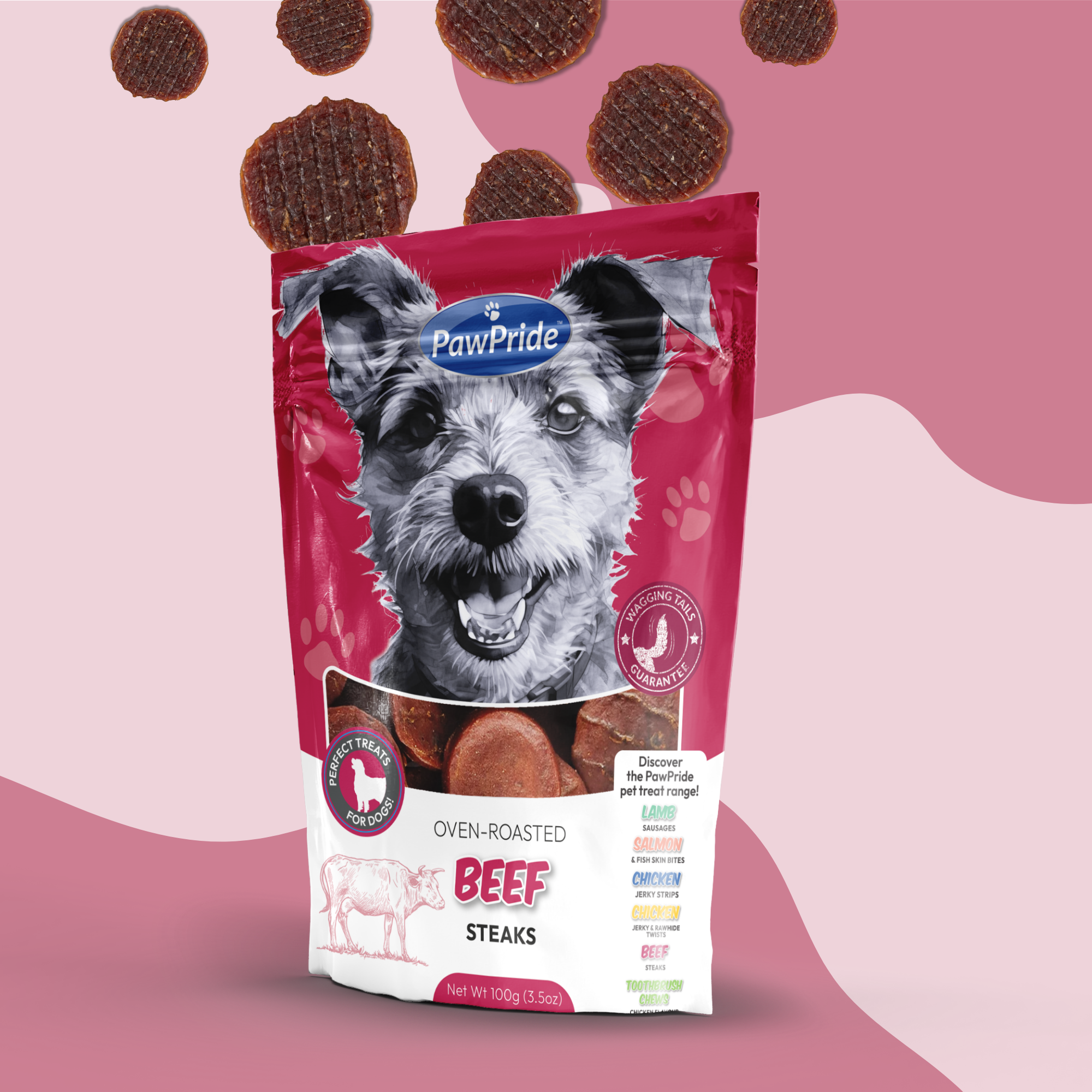 Beef Steaks - Dog Treats from PawPride