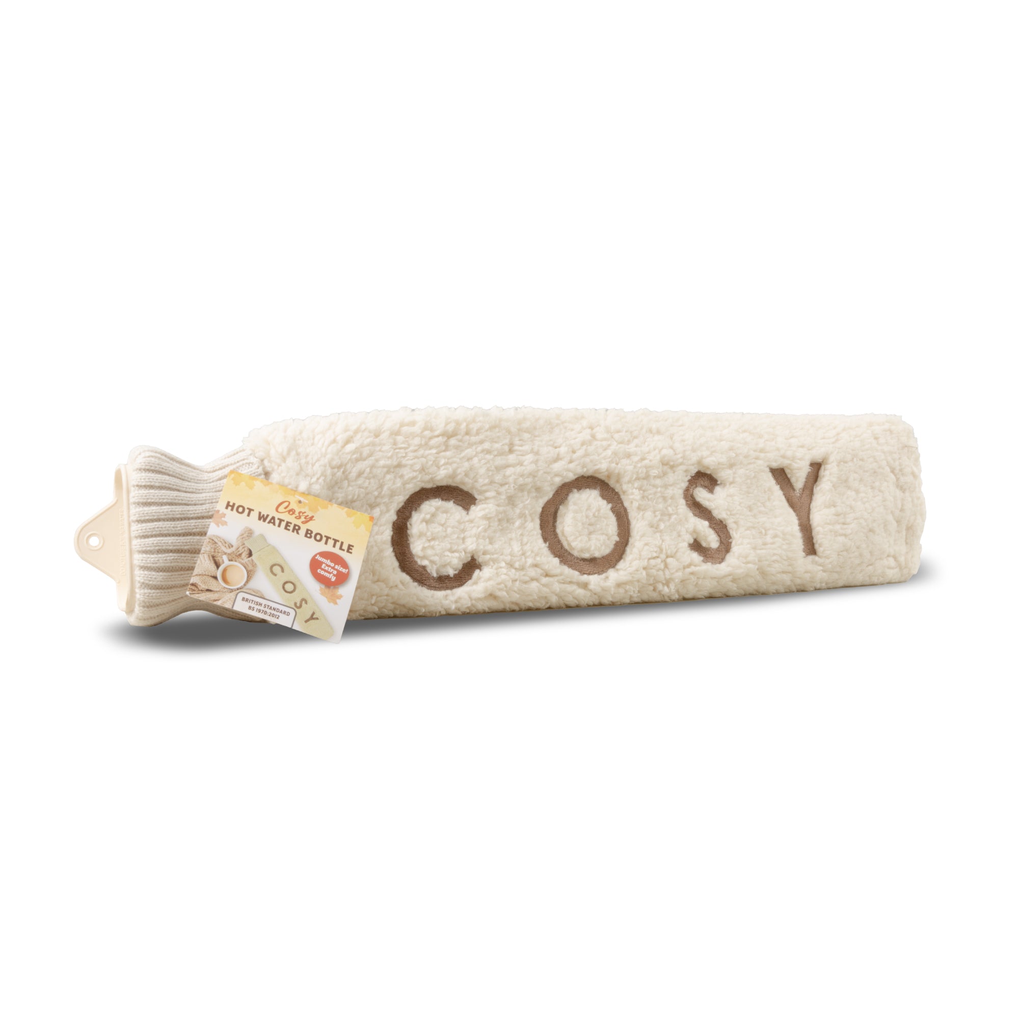 Cosy Hot Water Bottle with Super Soft Fleece
