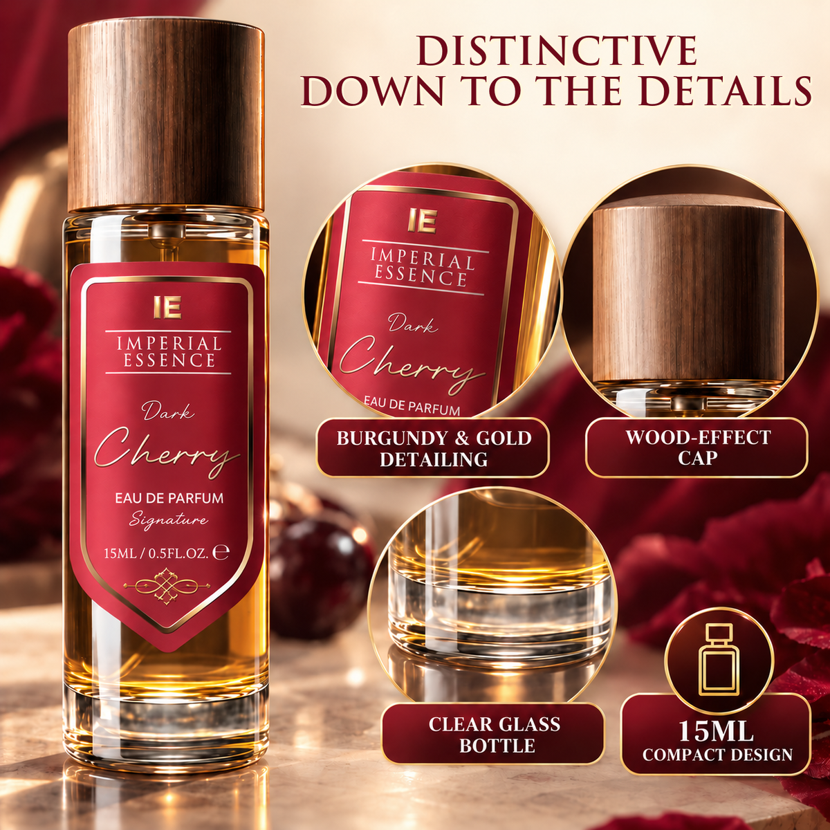 Travel Perfume 15ml – Unisex Long Lasting Eau de Parfum Signature Perfume for Men & Women - DSL