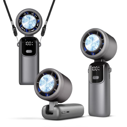 iN Handheld Fan with 1–100 Speed Control, Premium Turbo Mini Fan USB-C Rechargeable