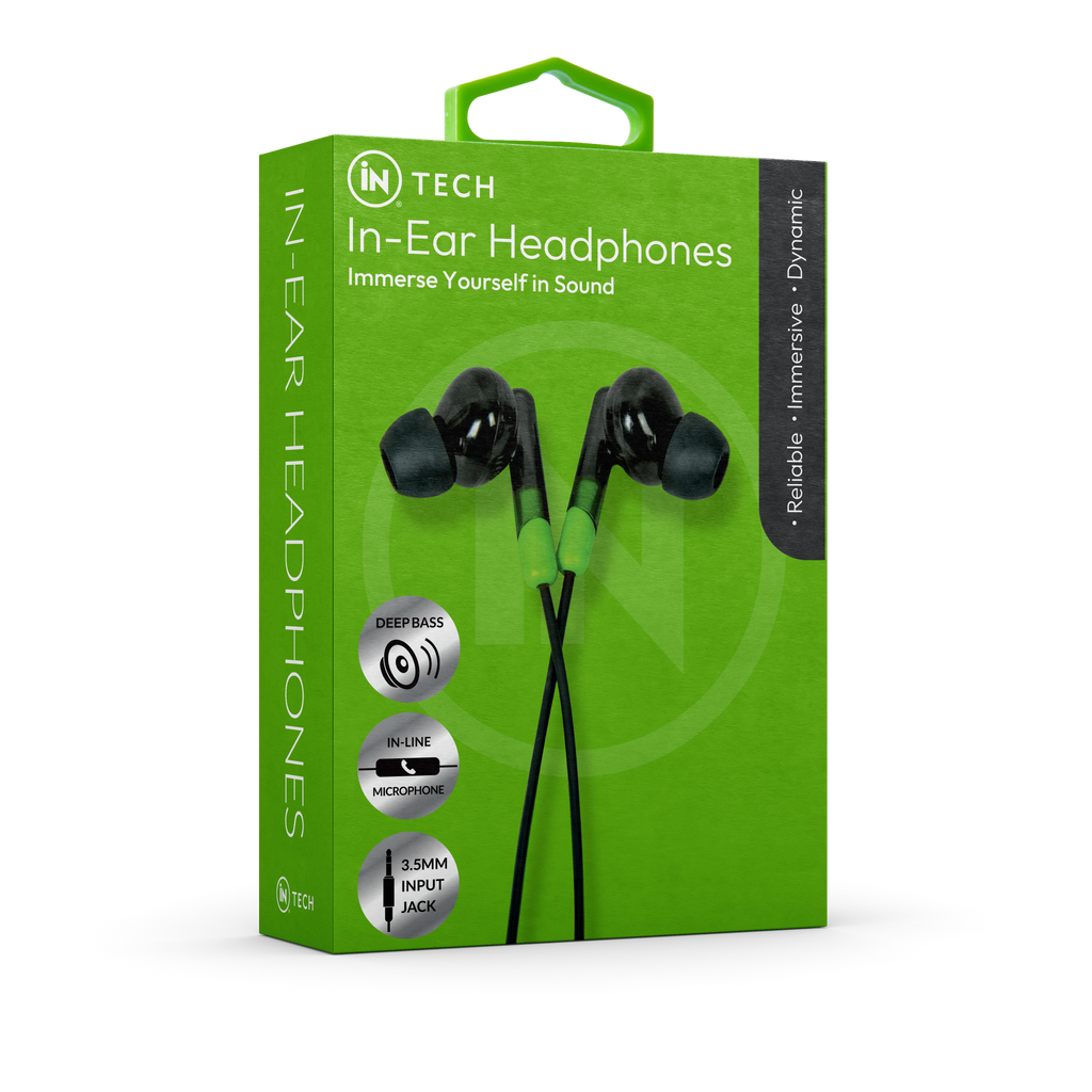 iN Tech Wired Earphones With Mic - DSL