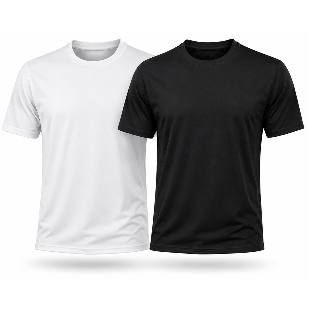 iN Cooling T-Shirts for Men Breathable Short Sleeve Summer T-Shirt, Stretch Fit, Moisture - Wicking