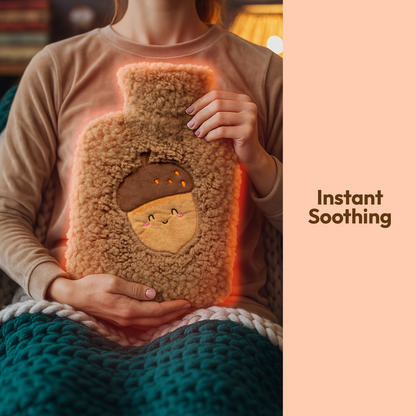 Hot Water Bottle with Soft Cover