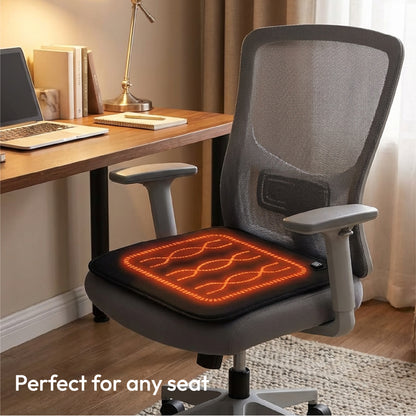 iN Universal Heated Seat Cushion | Portable Heating Pad with Adjustable Temperature  44X44cm - DSL