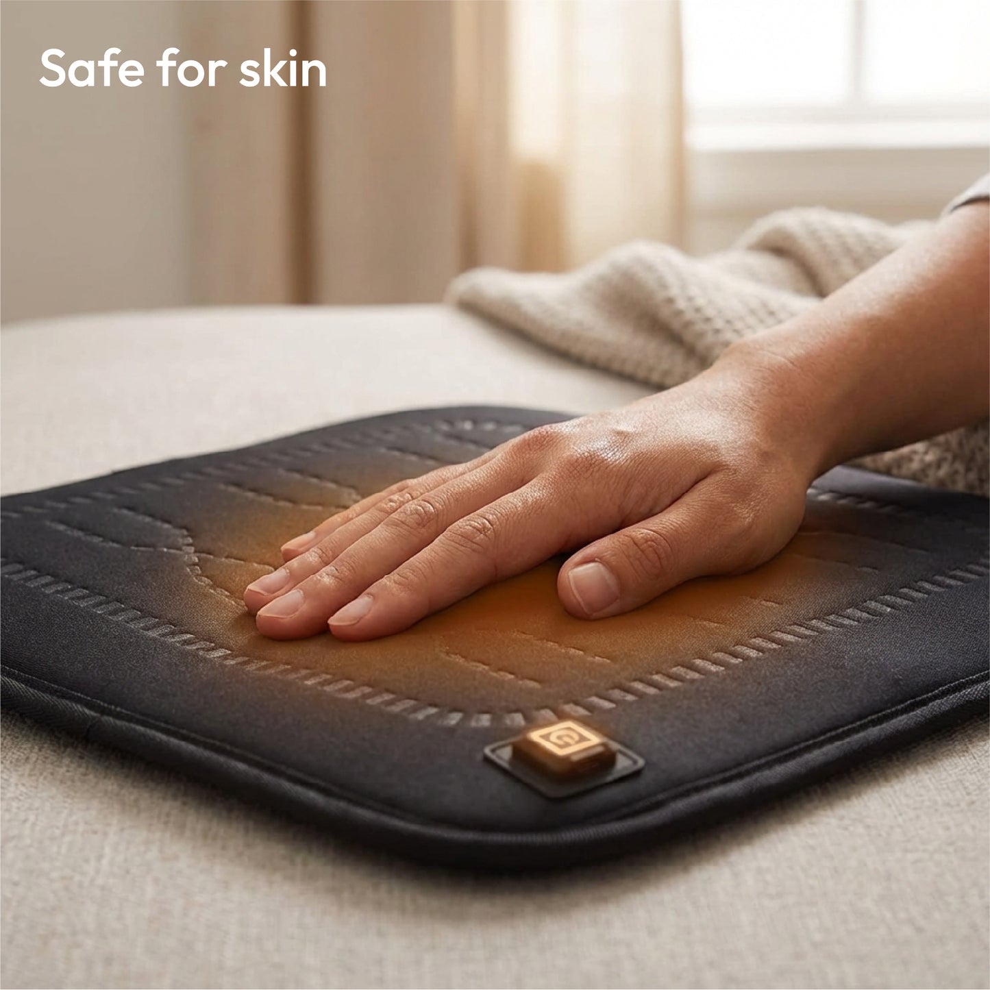 iN Universal Heated Seat Cushion | Portable Heating Pad with Adjustable Temperature  44X44cm - DSL