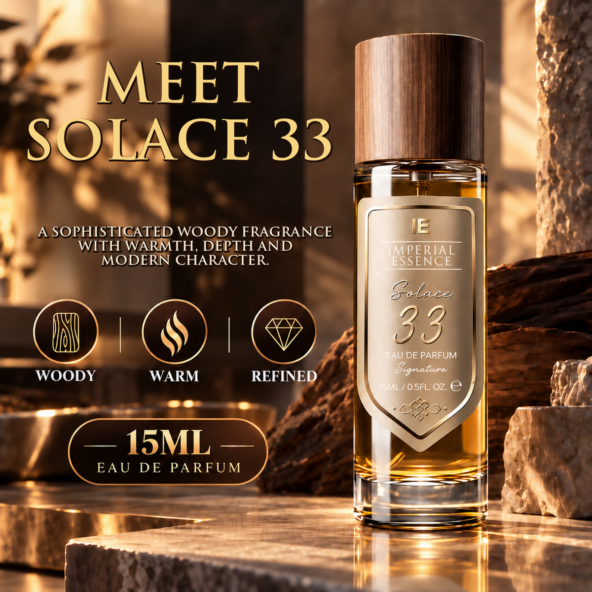 Travel Perfume 15ml – Unisex Long Lasting Eau de Parfum Signature Perfume for Men & Women - DSL