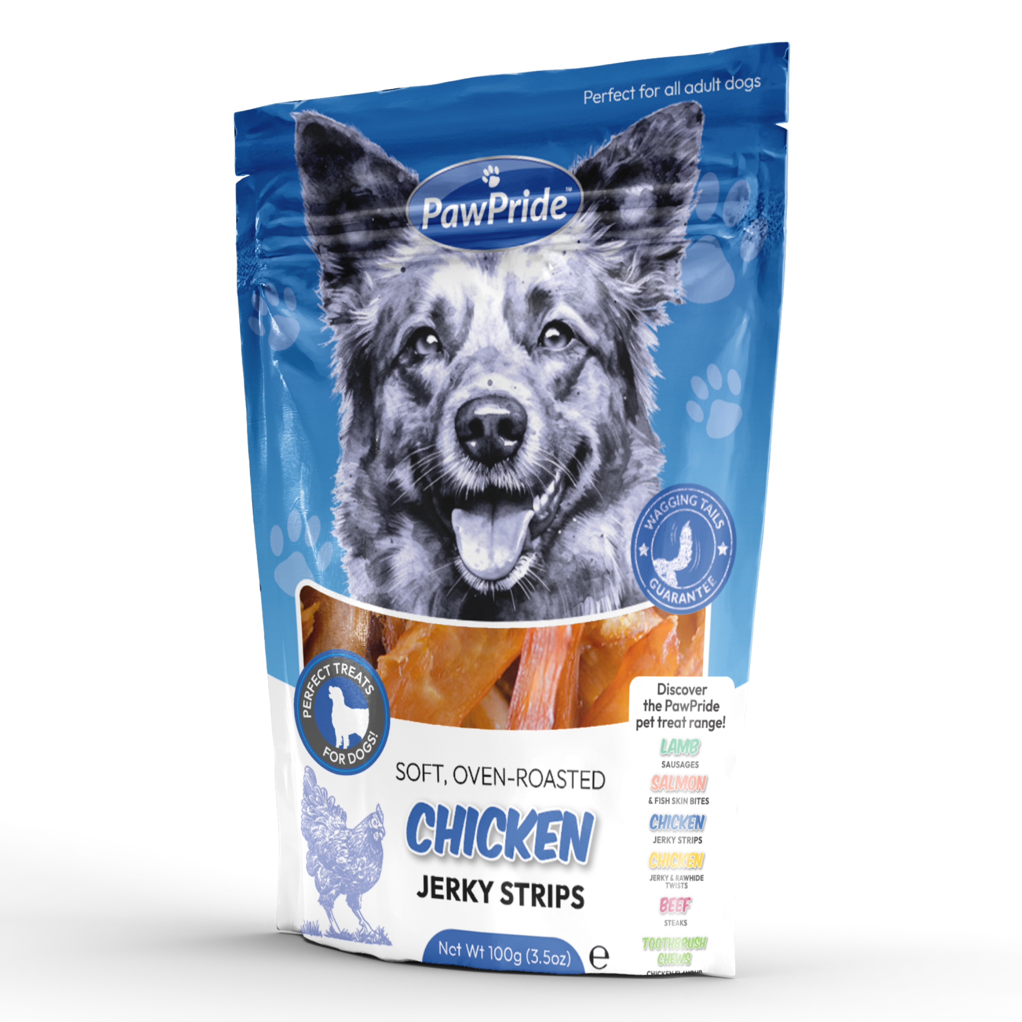 Chicken Jerky Strips - Dog Treats from PawPride