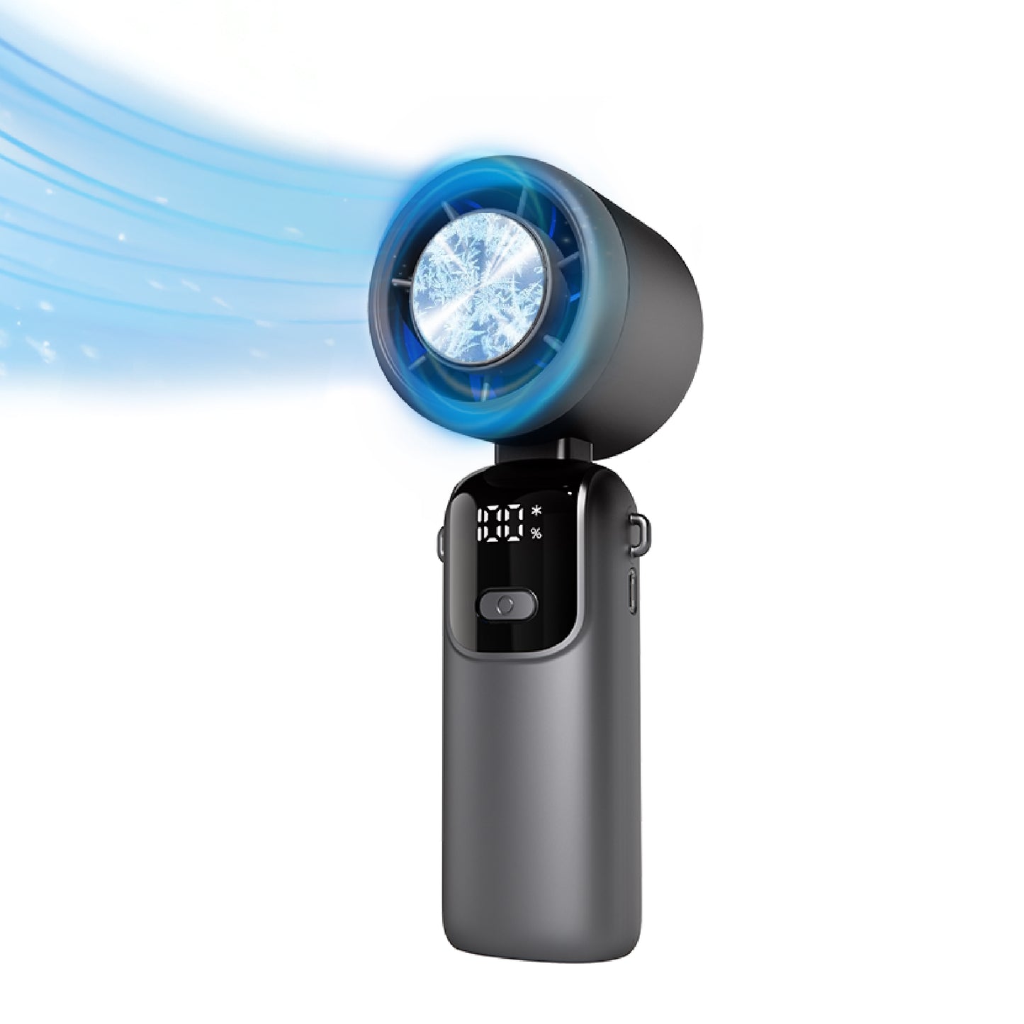 iN Handheld Fan with 1–100 Speed Control, Premium Turbo Mini Fan USB-C Rechargeable