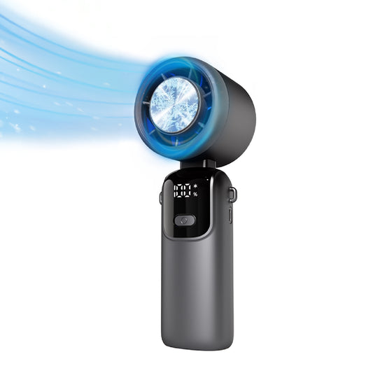 iN Handheld Fan with 1–100 Speed Control, Premium Turbo Mini Fan USB-C Rechargeable