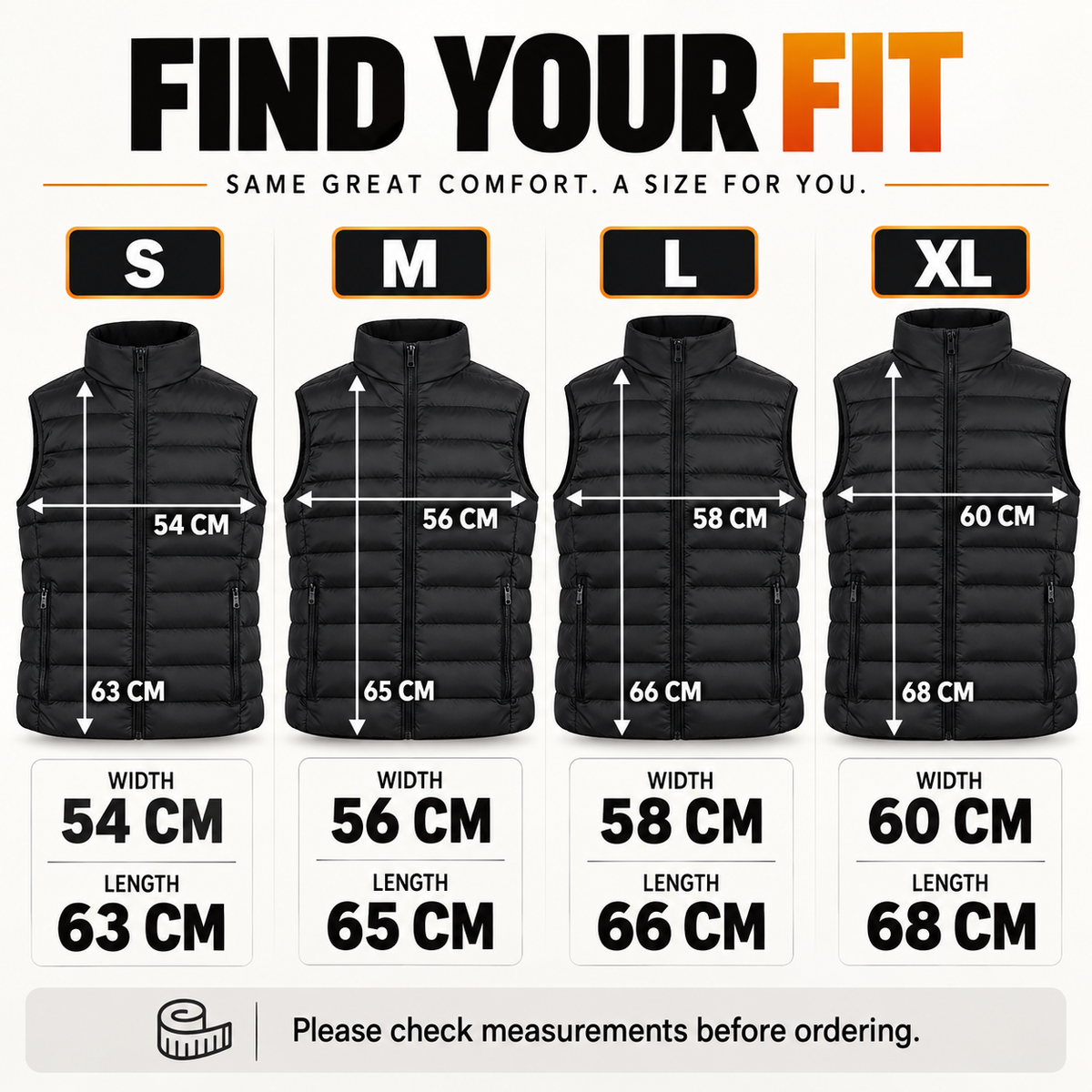 Heated Gilet for Men & Women - iN Style - DSL