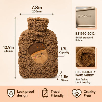 Hot Water Bottle with Soft Cover - DSL