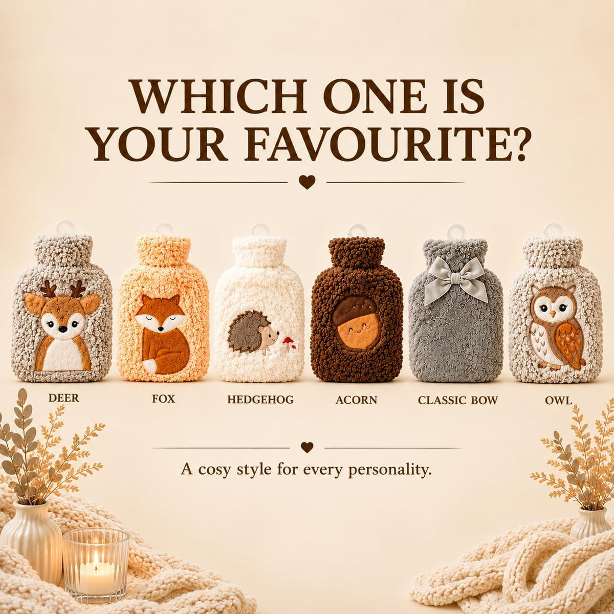 Hot Water Bottle with Soft Cover - DSL