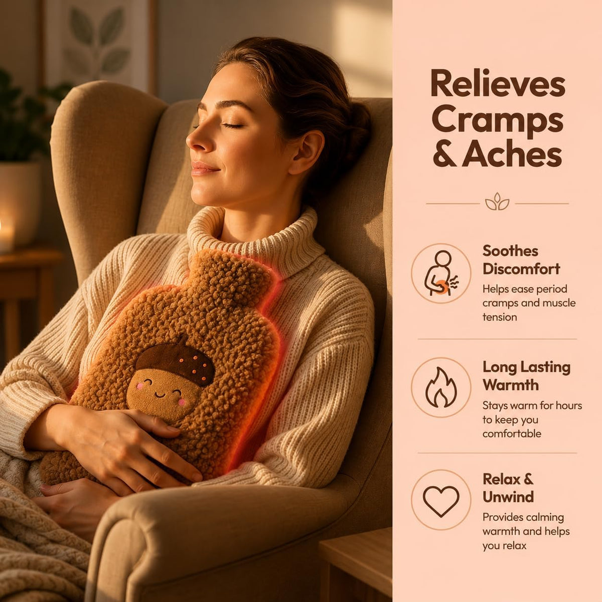 Hot Water Bottle with Soft Cover - DSL