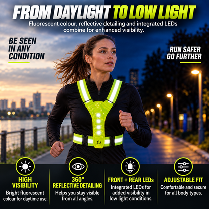 LED Strap 'n' Secure Hi Vis Lumivest - DSL - DSL