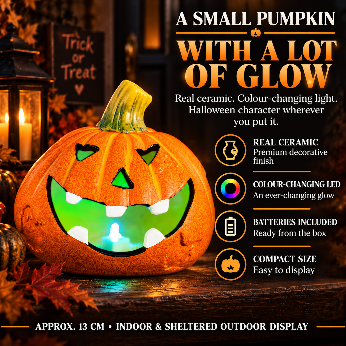 Halloween Decoration LED Pumpkin Head - DSL