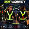 LED Strap 'n' Secure Hi Vis Lumivest - DSL - DSL