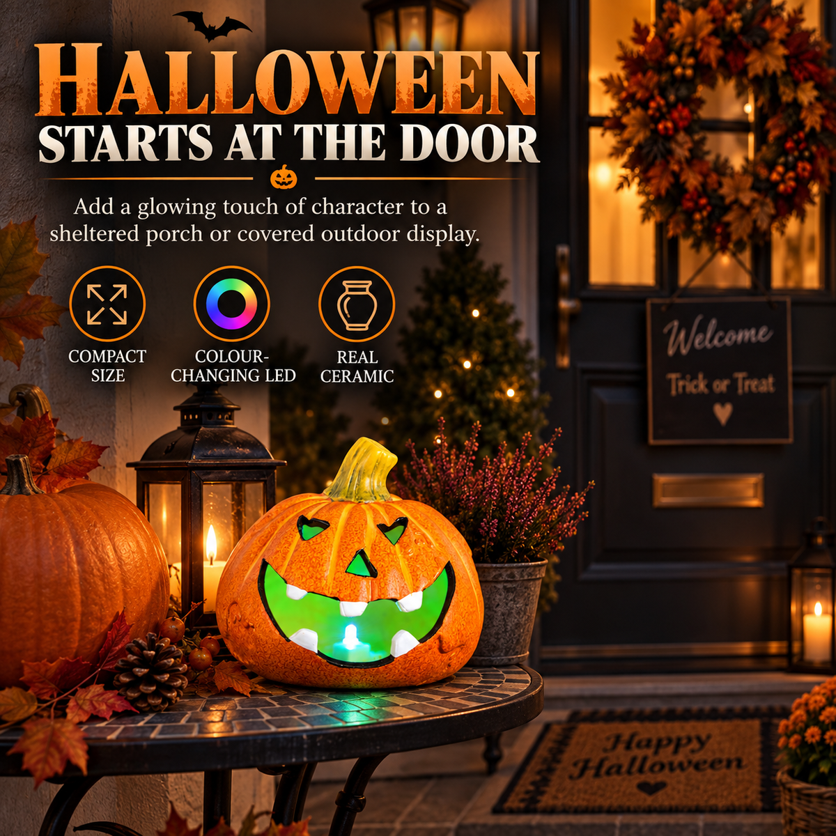 Halloween Decoration LED Pumpkin Head - DSL