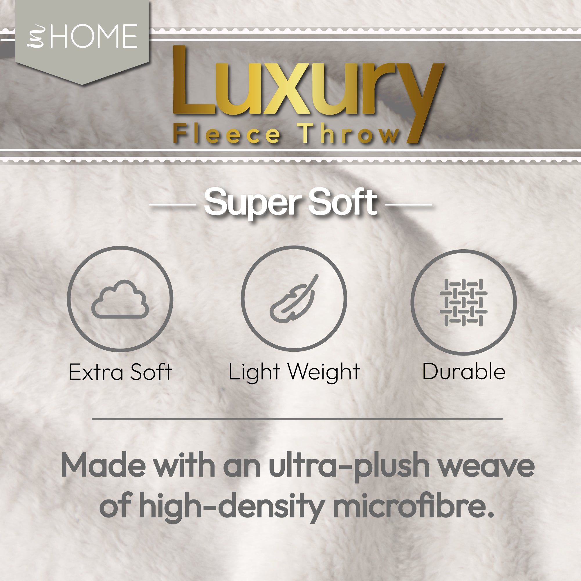 Luxury Fleece Throw Blanket (Super Soft)