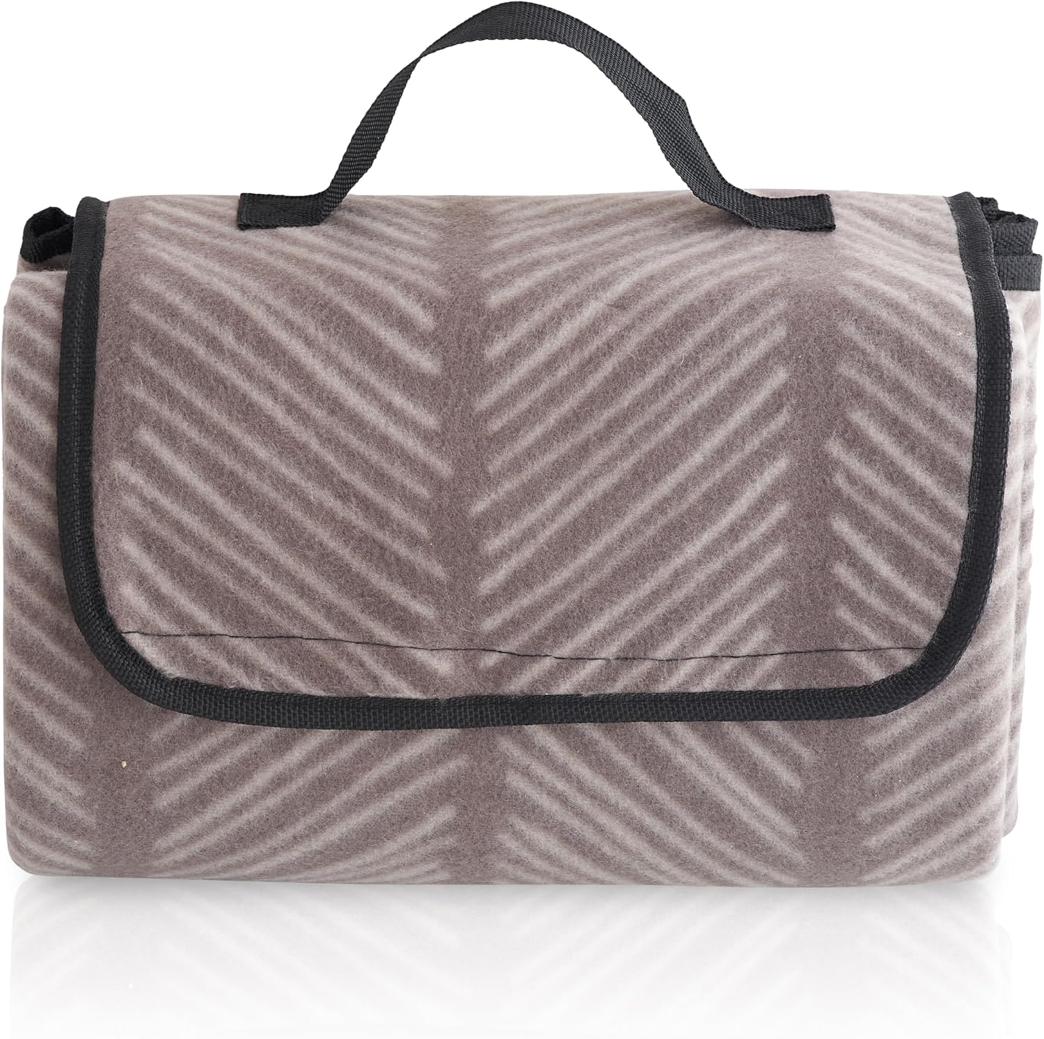 iN Premium Picnic Blanket Waterproof Backing - Waterproof Picnic Mat with Carrying Handle - Sand proof - Machine Washable -Generous Size 132cm x132cm