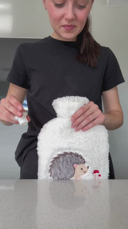 Super Soft Hot Water Bottle with Socks