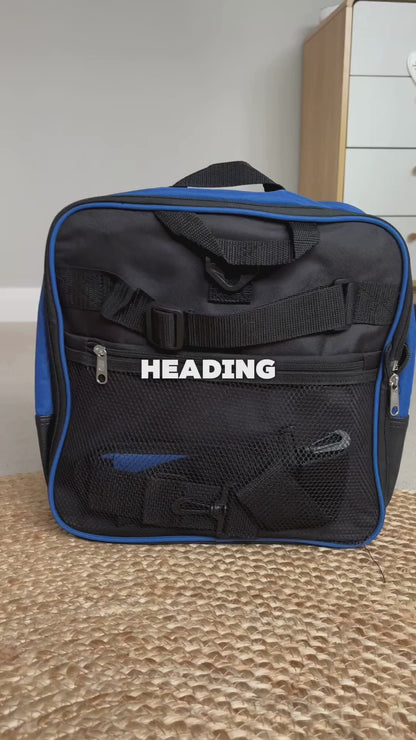 Large Travel Bag With Wheels (Grey) - iN Travel