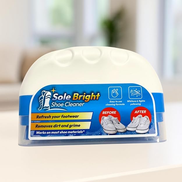 DSL White Trainer Cleaner and Leather Cleaner Kit - Shoe Cleaning Kit White Shoe Polish
