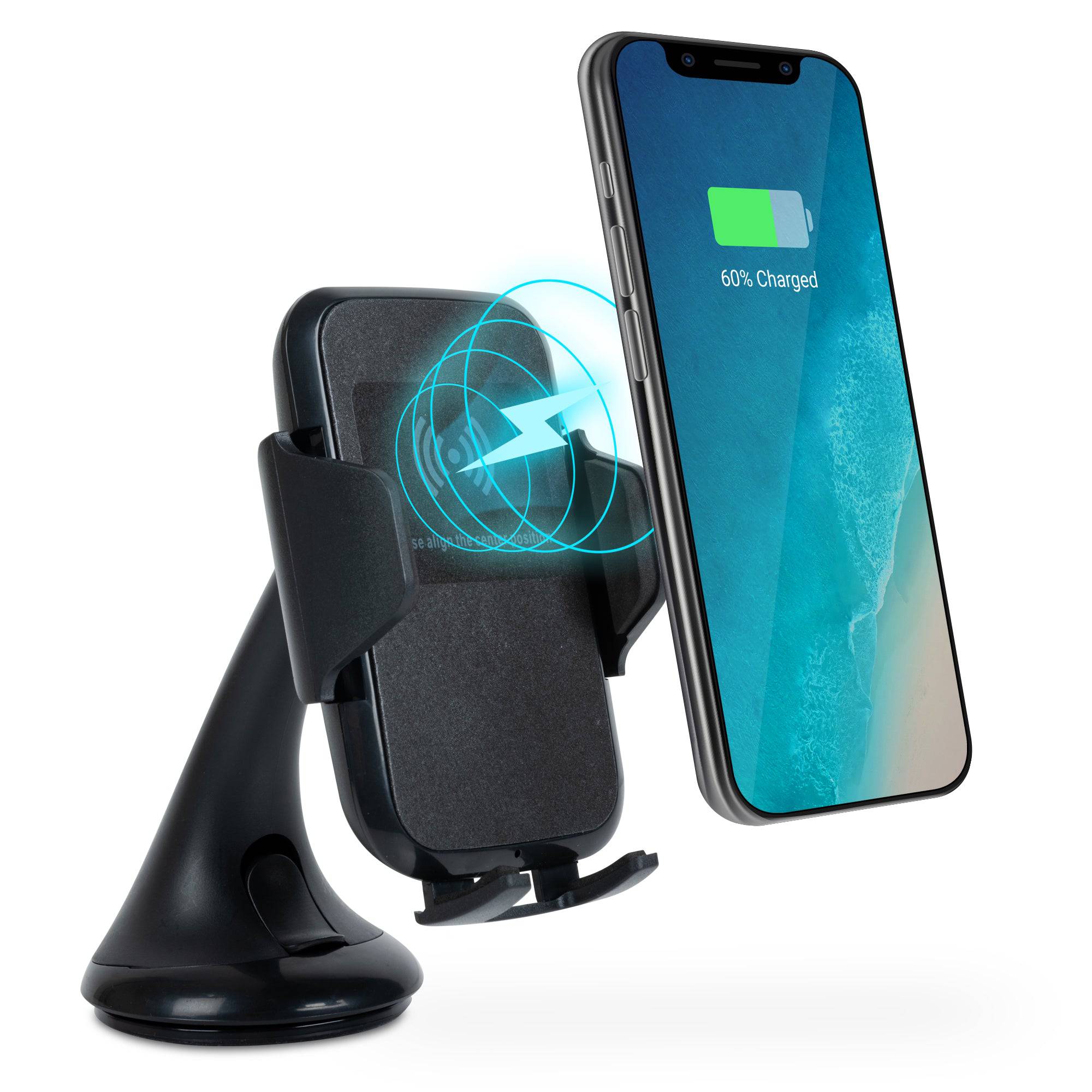 Qi Wireless Charging Phone Mount - DSL