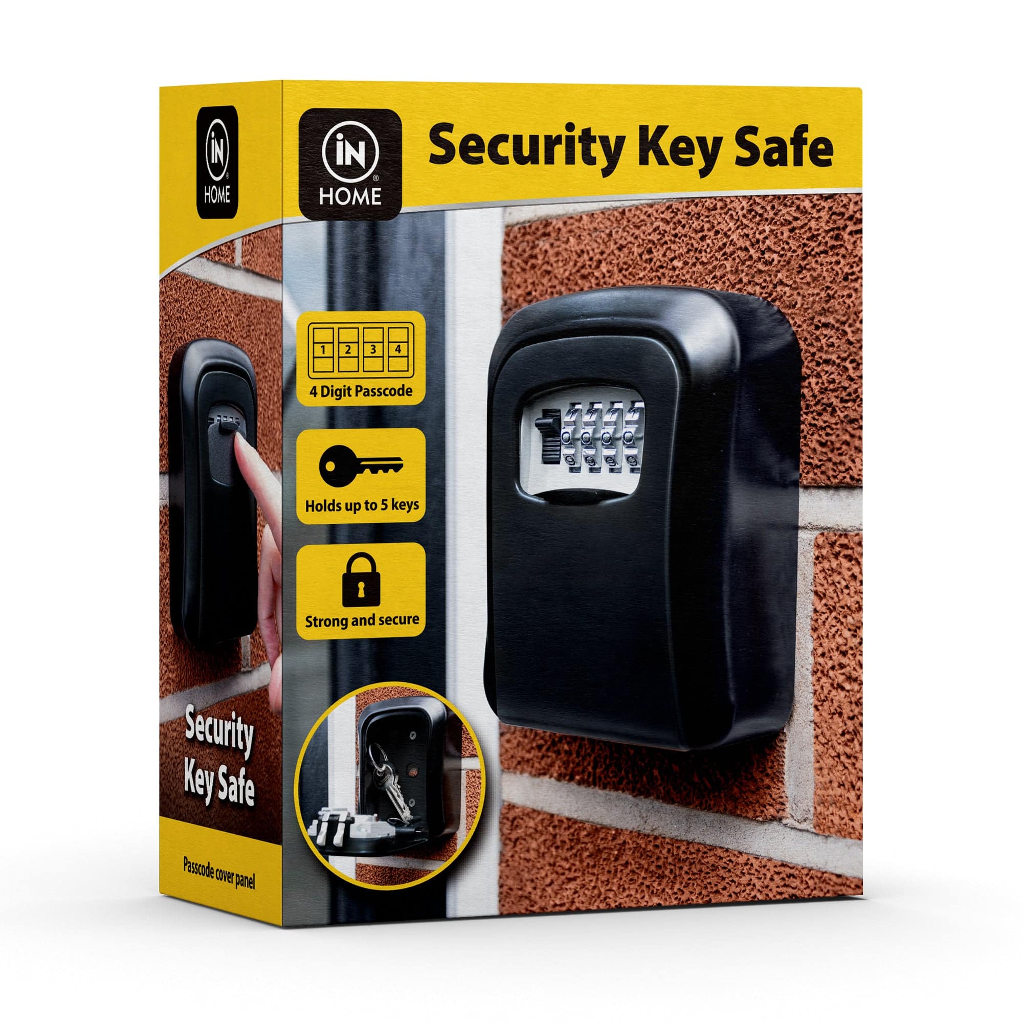 4 Digit Combination Security Key Safe - iN Home - DSL