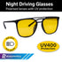 Night Driving Glasses with Anti Glare (Wayfarer) - DSL