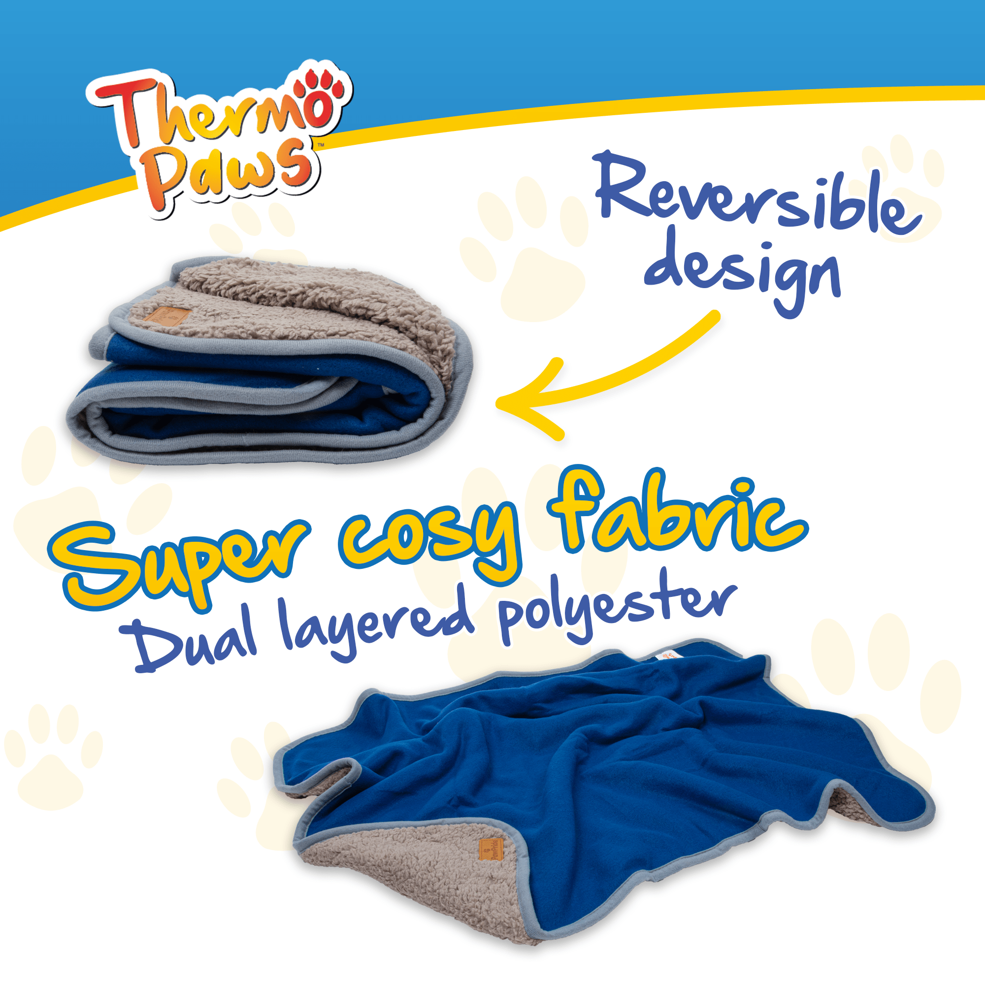 Super Soft Pet Blanket (Blue) - Pawpride - DSL