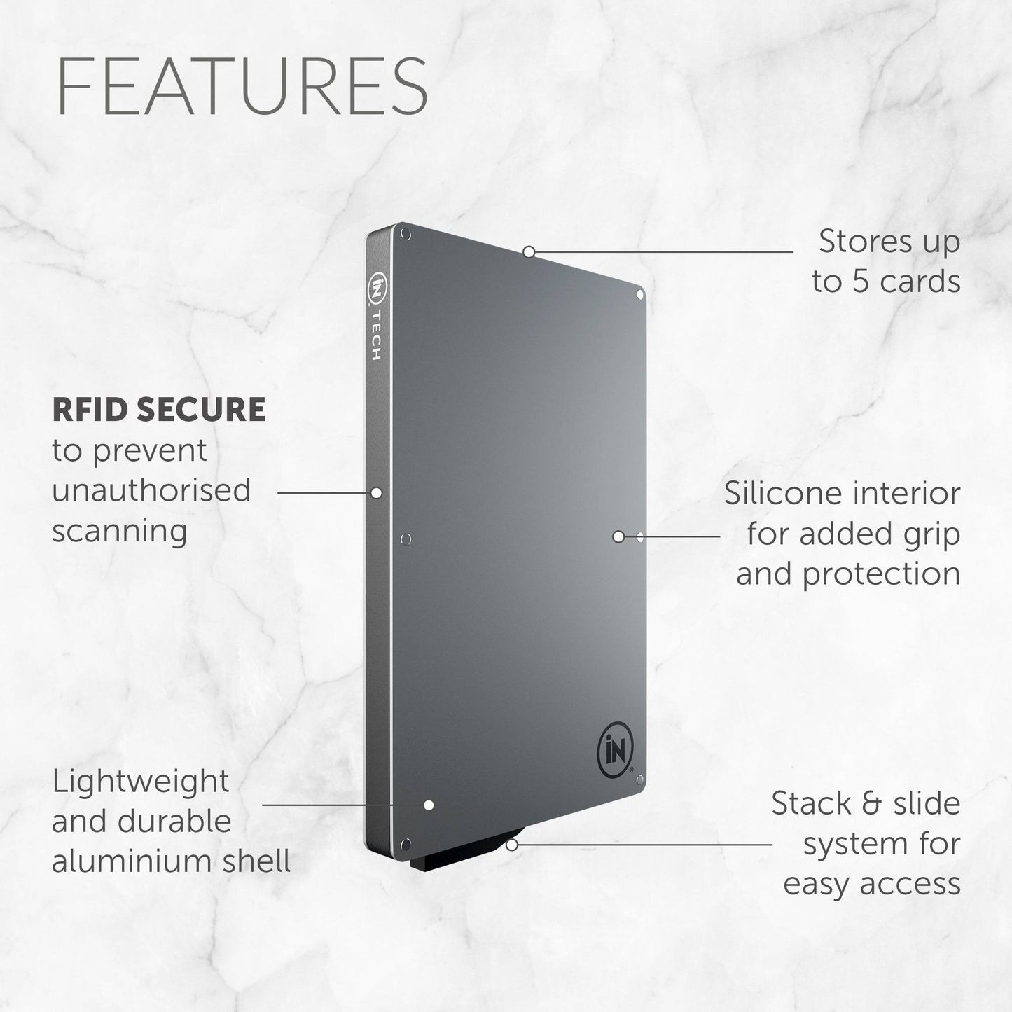 Metal Card Holder - iN Tech - DSL