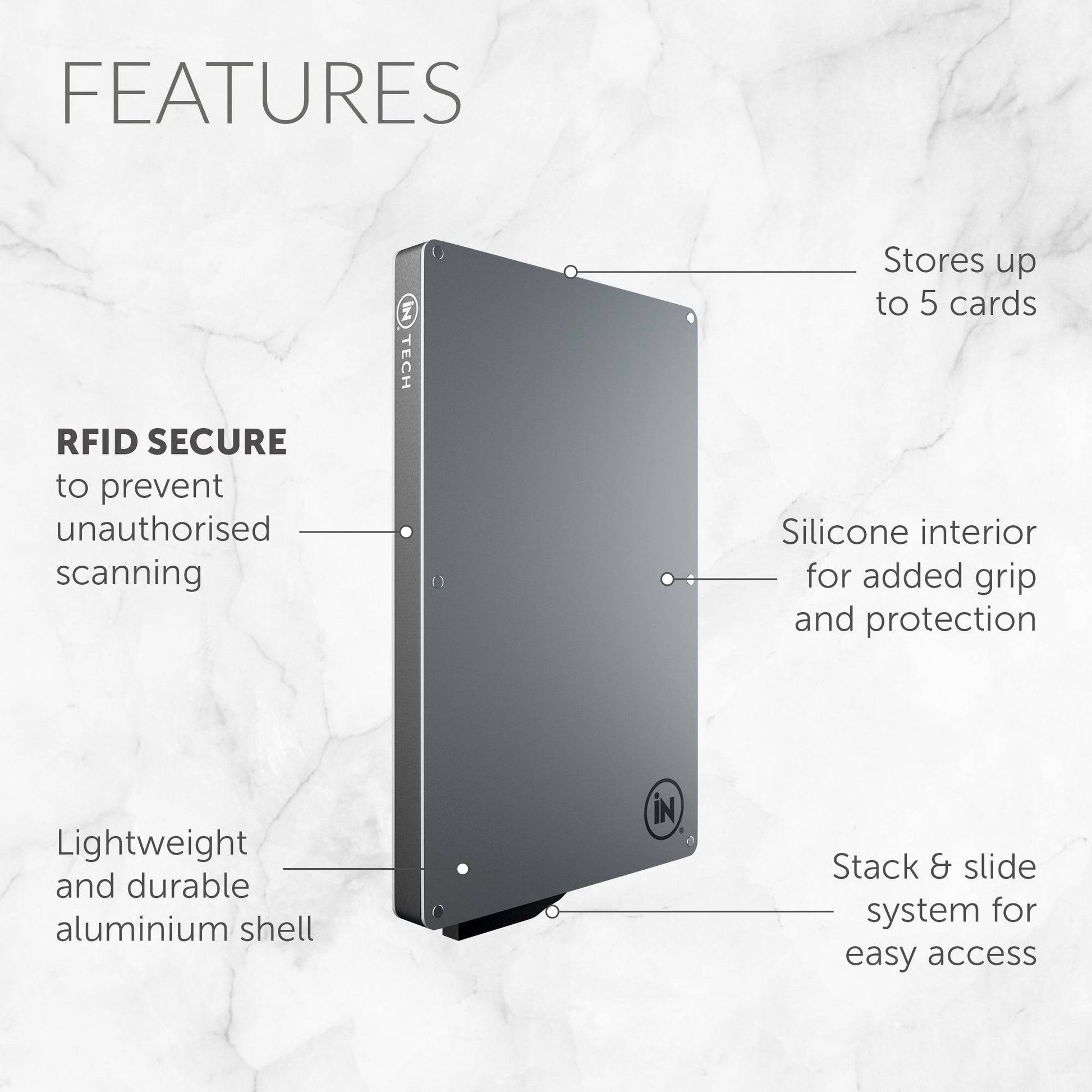 Metal Card Holder - iN Tech - DSL