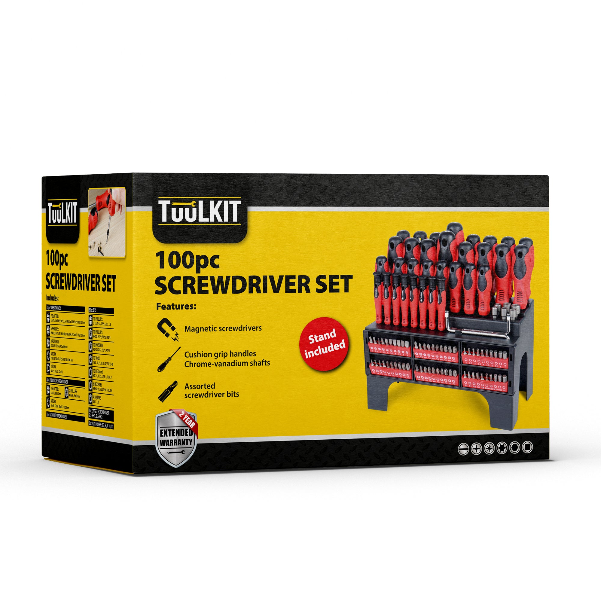 100pc Screwdriver Set - TuuLKIT - DSL