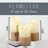 Neutral Flameless LED Candles - Rope Design - DSL