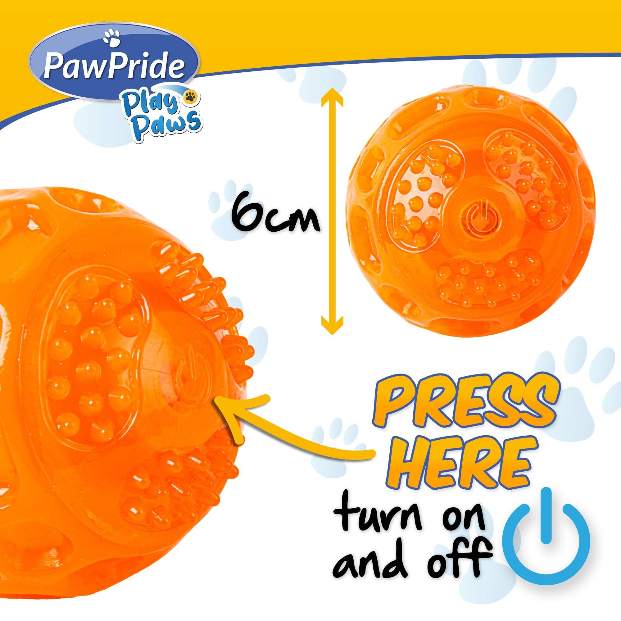 LED Light Up Ball - Pawpride - DSL
