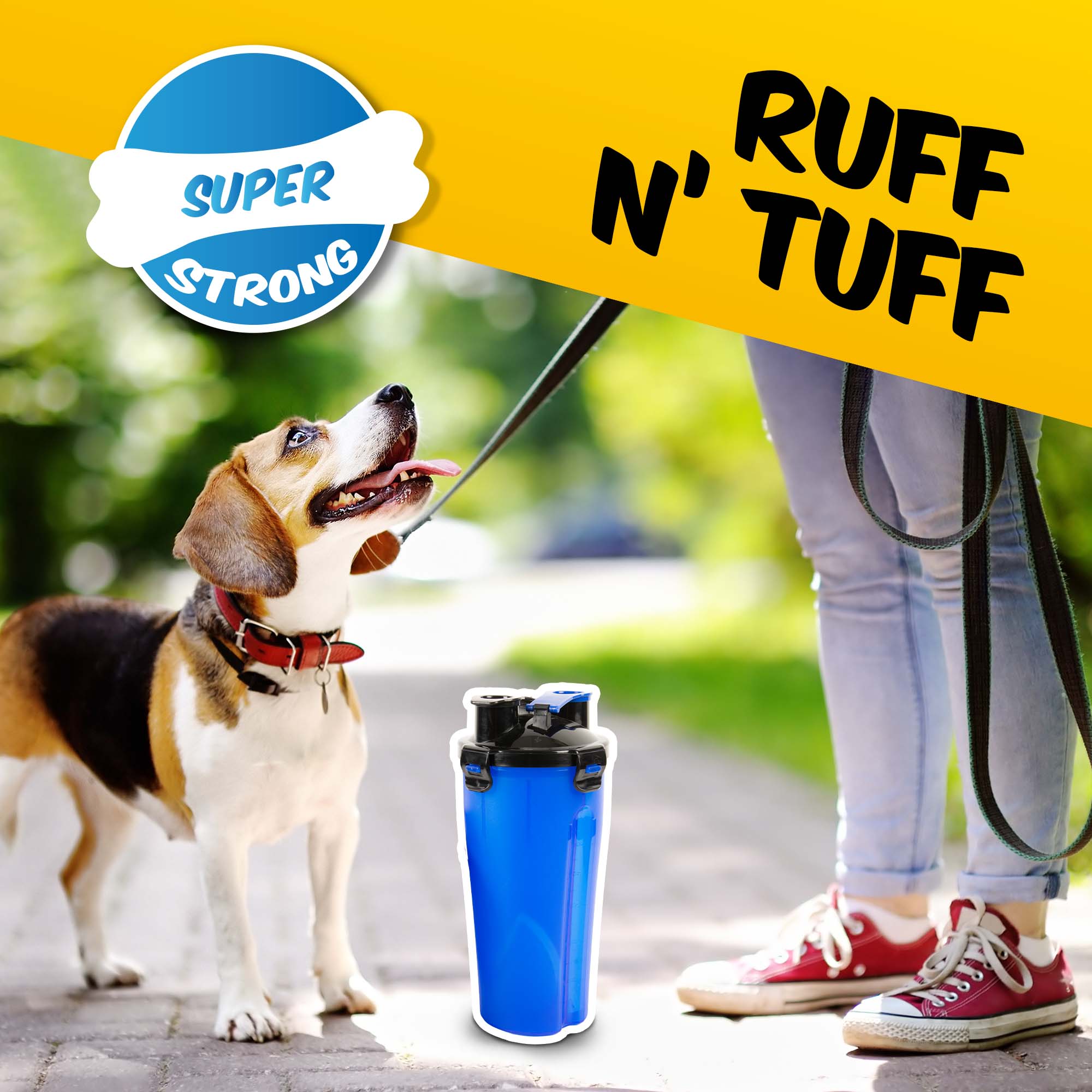 2-in-1 Pet Water Bottle and Food Container - PawPride - DSL