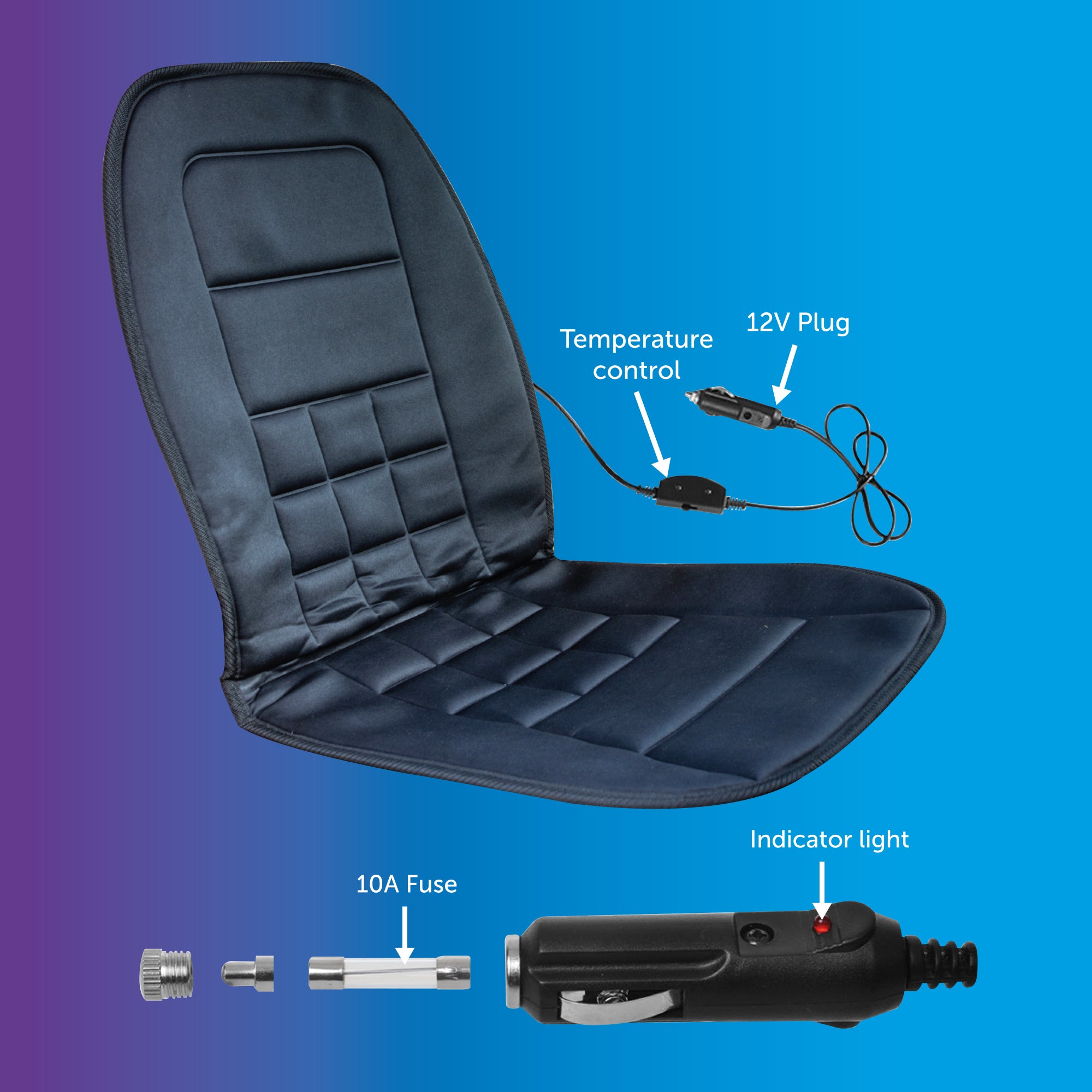 Car Seat Heater with Temperature Control - DSL