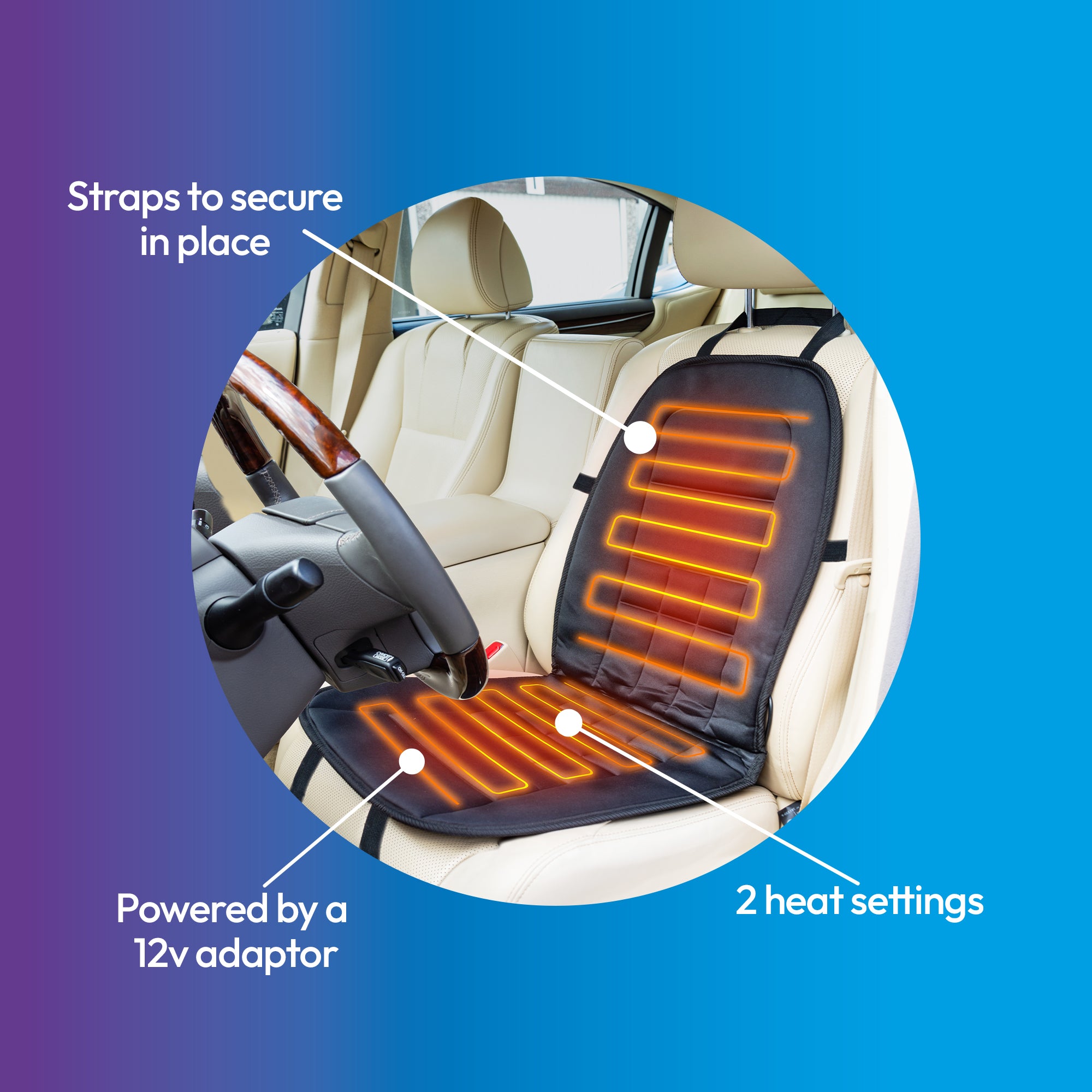 Car Seat Heater with Temperature Control - DSL